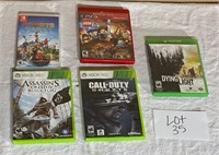assortment of Video games