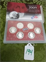 2009 SILVER PROOF QUARTER SET