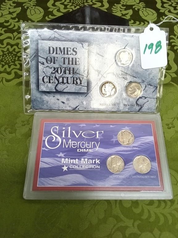 SILVER DIMES COLLECTORS SETS