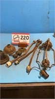 Brass lamp parts