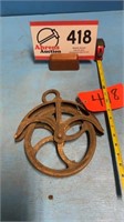 8 inch cast iron well pulley