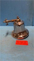 Fire engine bell- nickel plated 11 1/2 in