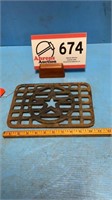 Star livestock equipment grate 7x11in Cast Iron