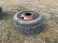 (2) 11R - 225 Tires and Rims