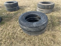 (2) 11R225 Tires