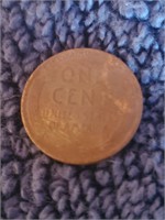 1942 Wheat Penny No Mint Mark