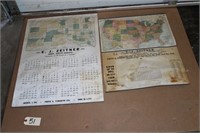 EJ Zeitner Calendar and tops 1962