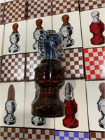 26 Qty Vintage Avon Cologne Chess Pieces