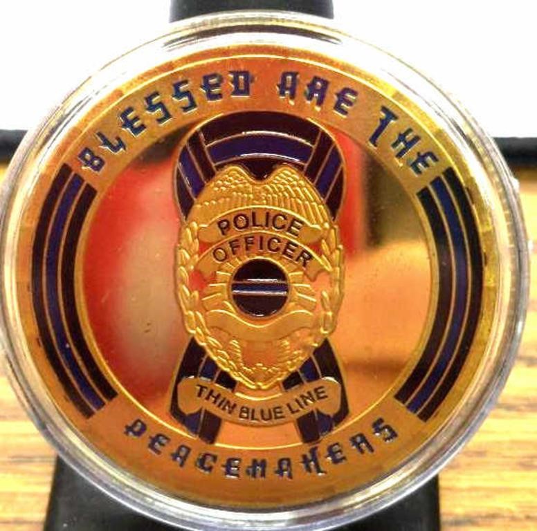 Police officer challenge coin