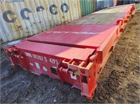 40 Ft Flat Rack Shipping Container CWWU105202542P3