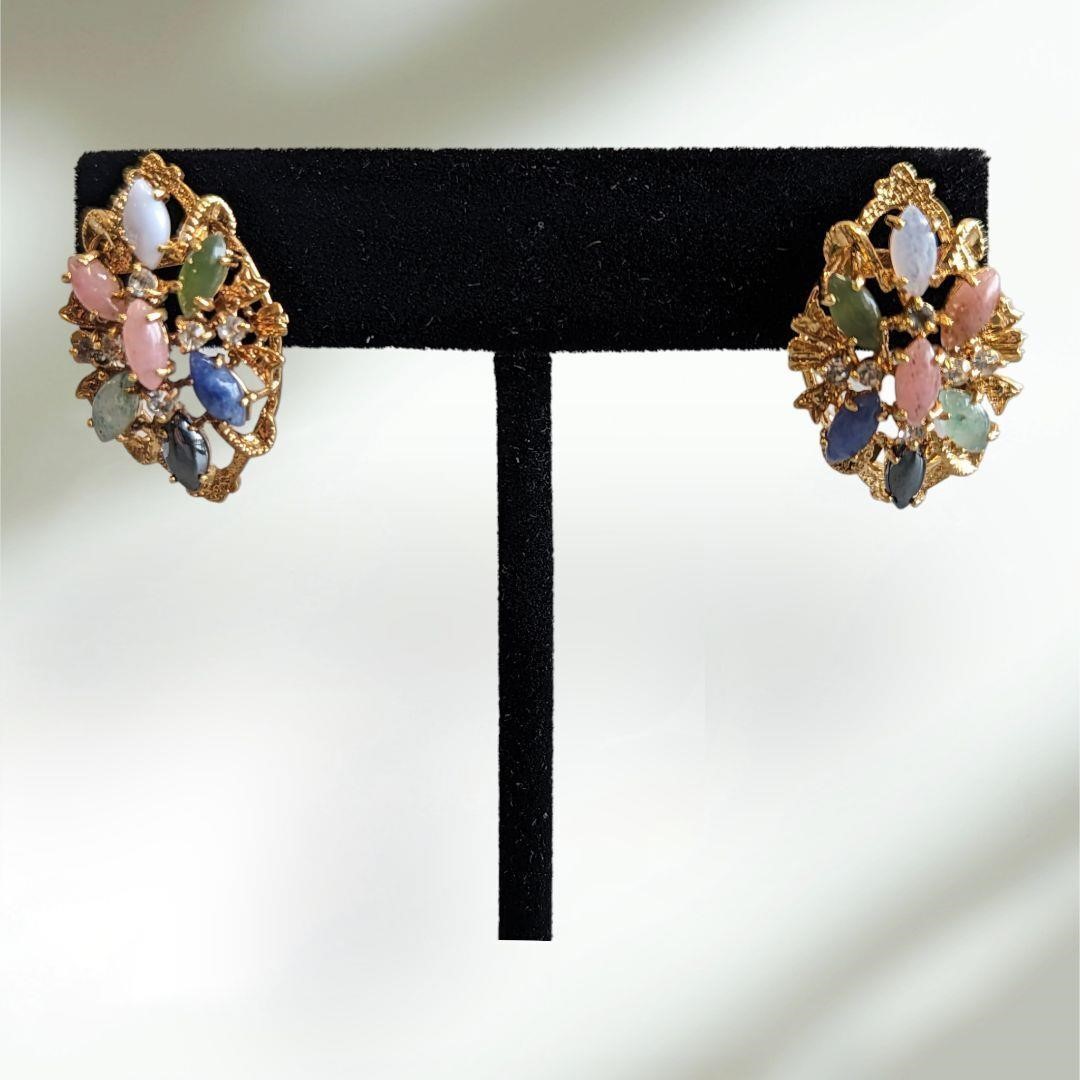 Set of Gold-Plated Earrings