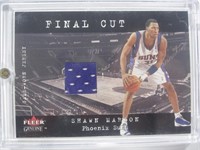 01 FLEER GAME WORN JERSEY SHAWN MARION