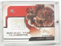 02 FLEER GAME WORN JERSEY CARD JASON TERRY