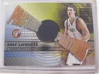 03 TOPPS JERSEY CARD OF RAEF LAFRENTZ