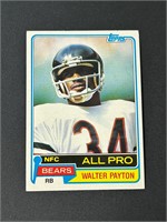 1981 Topps Walter Payton All-Pro