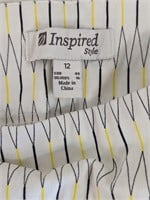 Inspired Style Striped Pants Size 12