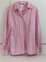 Jones New York Pink Button up Shirt (L)