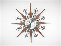 Welby Mid Century Atomic Starburst Clock