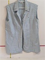 Lacoste Blue Button Up Sleevless (44)