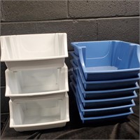 Stacking Storage bins  - L