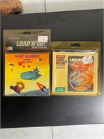 Vintage sealed games Warp rangers and Leviaton