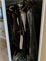 Contents Of Closet, Clothing Etc As Shown