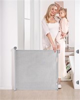 Retractable Baby Gate, Baby and Pet Gate 33" Tall