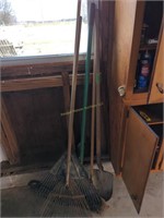 Yard Tools, Cabinet And Contents