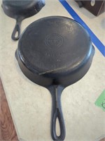 Griswold Number 6 And Number 3 Frying Pans