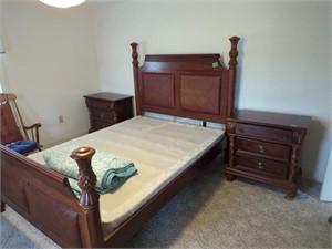 Five Peace Modern Mahogany Queen Size Bedroom
