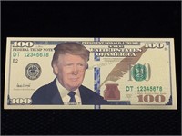 24k Gold Foil Trump Note