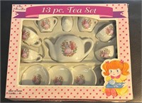 13 Pc. Porcelain Tea Set New