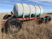 1,500 Gal. Fertilizer Tank on 4-Wheel Chassis