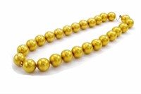 Antique gold bead necklace / bracelets