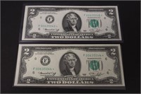 Uncirculated 1976 $2 Star Notes