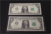 Uncirculated 2006 $1 Star Notes