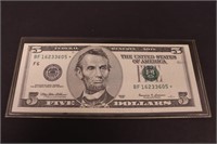 1999 $5 Star Note