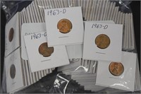 1963D Lincoln Pennies