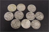 Silver Walking Liberty Half Dollars