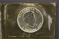 2006 Canada Elizabeth II Silver $5 Coin