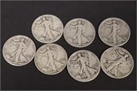 1943-D Silver Walking Liberty Half Dollars