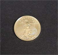 2019 $5 American Gold Eagle, 1/10 oz