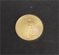 2015 $5 American Gold Eagle, 1/10 oz