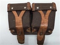 Vintage Military Ammo Pouch with Cleaning Kit