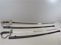 (2) German Army Officer’s Swords and Scabbards –