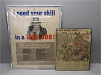 Propaganda Poster and Article – WWII US