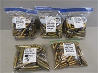 (558) Once Fired Brass in 7.62x51, .30-06, and