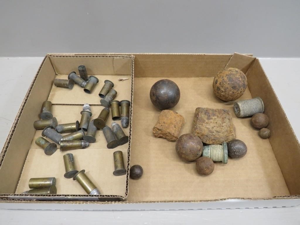 Grouping of Early Battlefield Relics Including