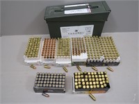 (390 Rounds) Assorted 9mm Luger Ammunition in