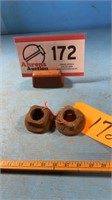 Wagon axle nut 11/2 in left and right thread